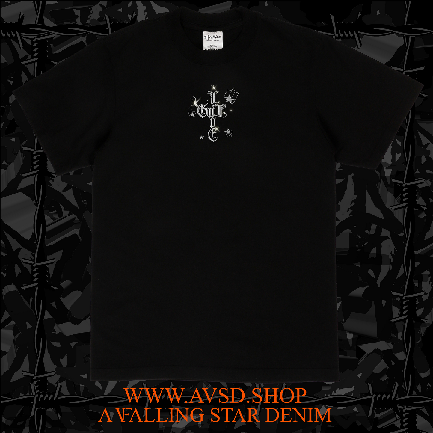 A VALLING STAR DENIM OVERSIZED “PERSPECTIVE” TEE