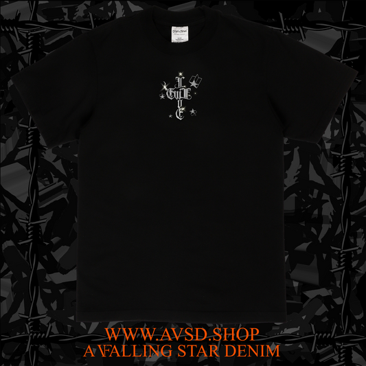 A VALLING STAR DENIM OVERSIZED “PERSPECTIVE” TEE